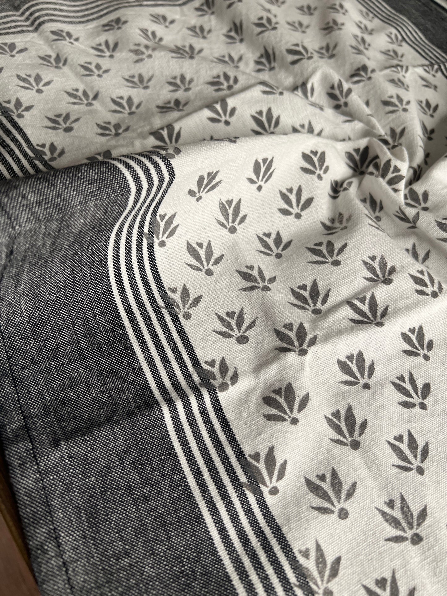 Bordered Tea Towel