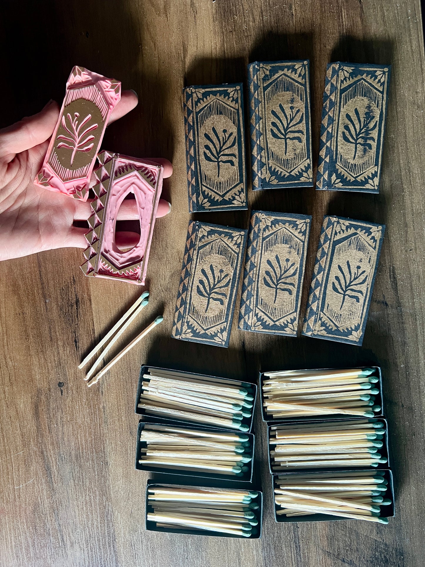 Lucky Strike Printed Matchbox
