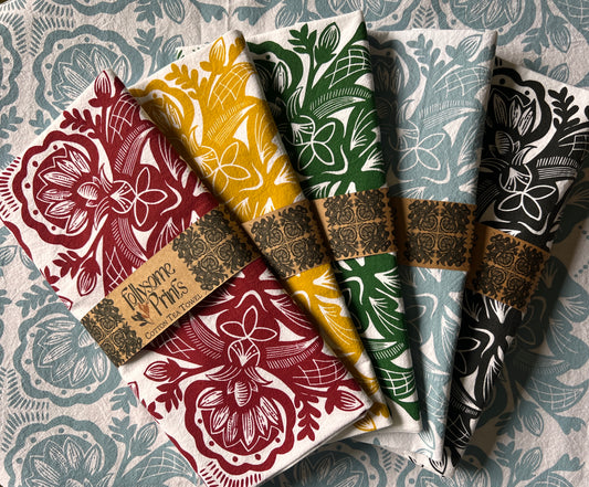 Rosemaling Tea Towels