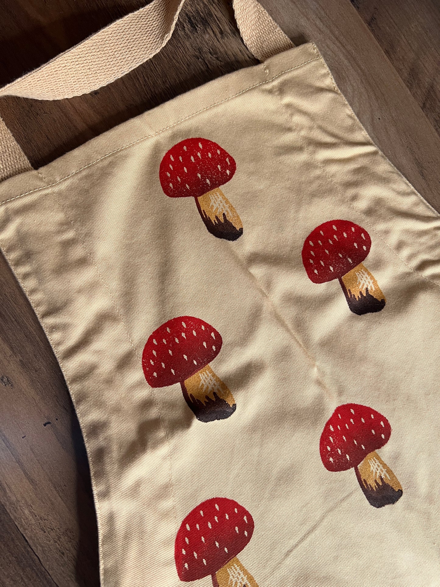 Gradient Mushrooms Organic Cotton Apron