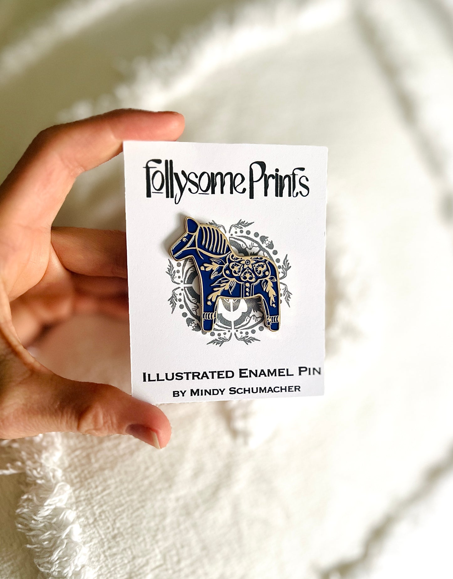 Dala Horse Enamel Pin