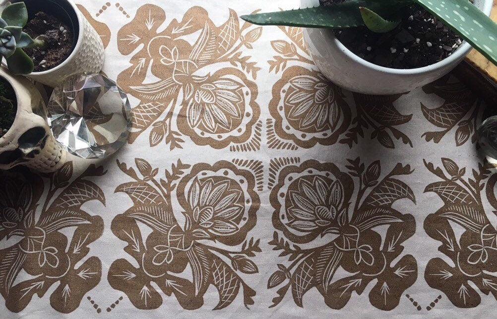 Rosemaling Table Runner