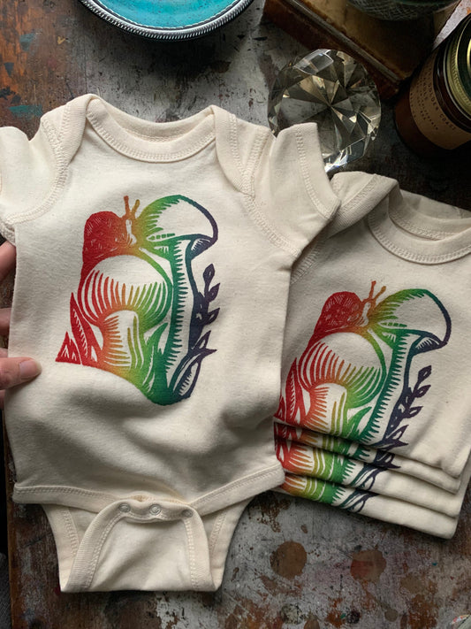 The Folksy Hitchhiker Onesie
