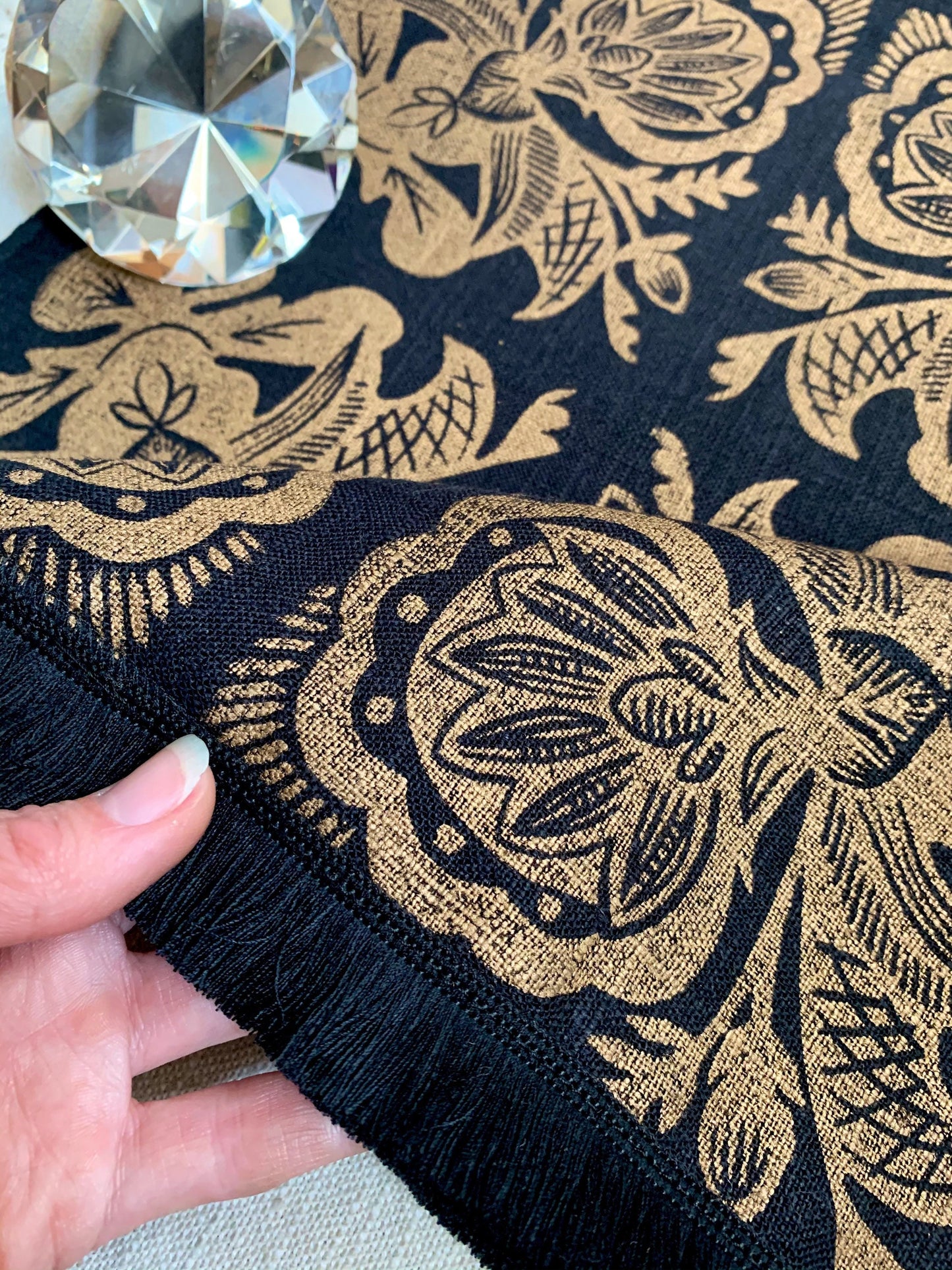Rosemaling Table Runner