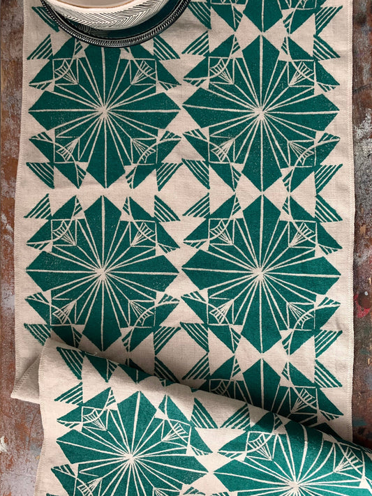 Shattered Linen Table Runner