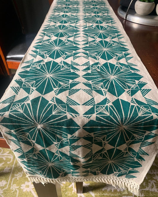 Shattered Linen Table Runner