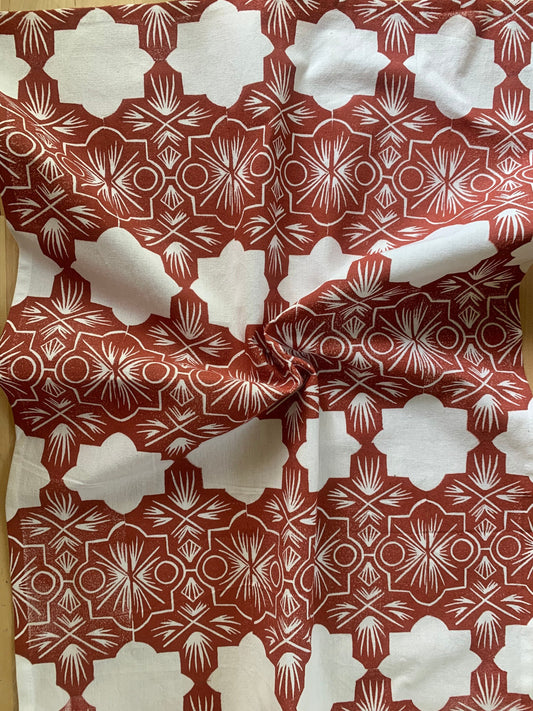 Clay Tiles Tea Towel