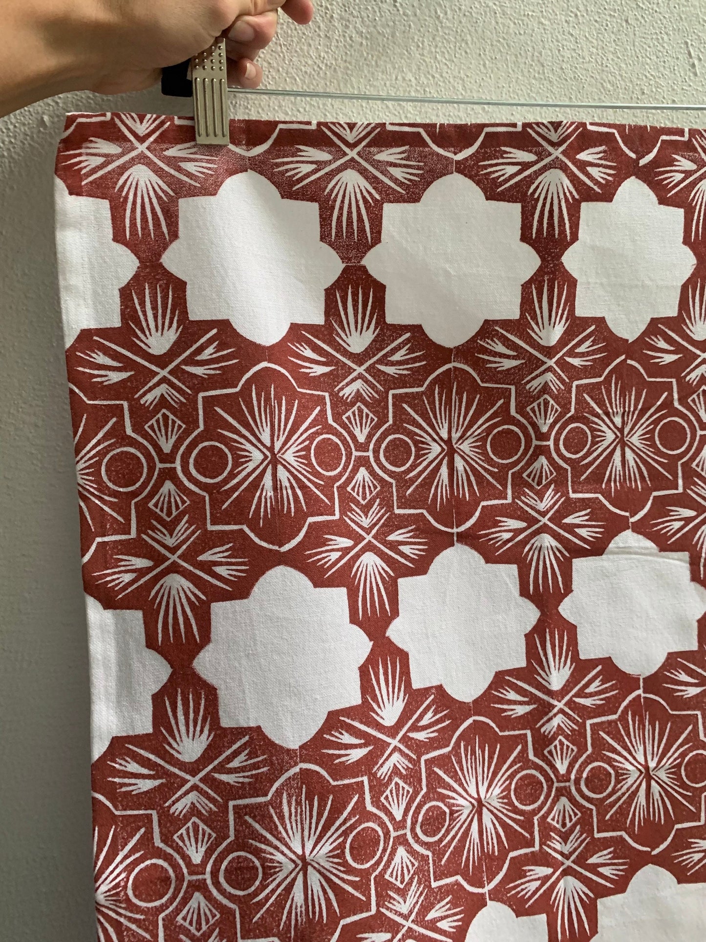 Clay Tiles Tea Towel