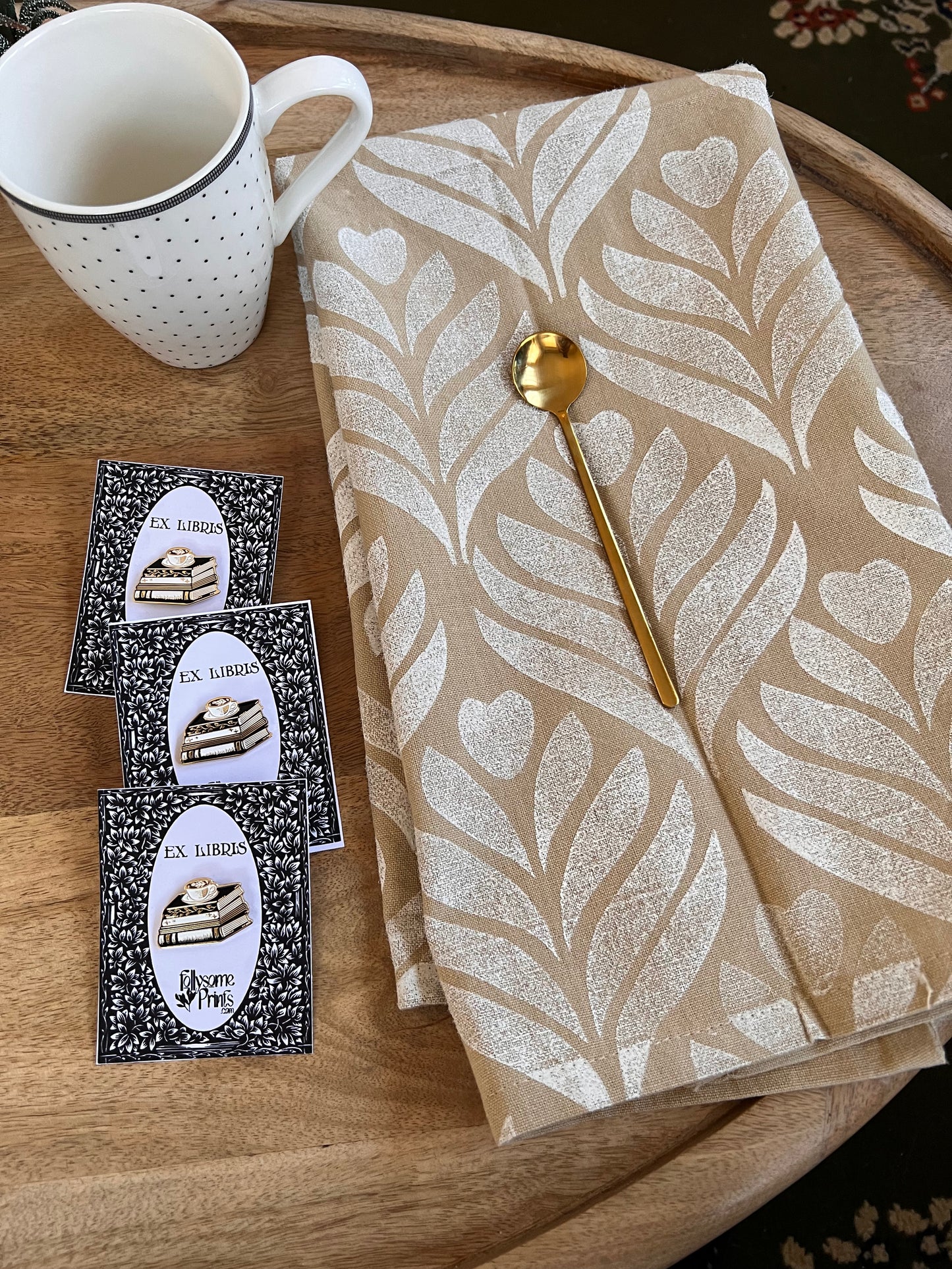 Latte Art Tea Towel