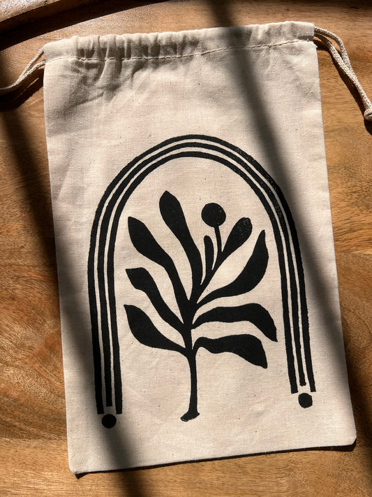 Sacred Growth Muslin Gift Bag