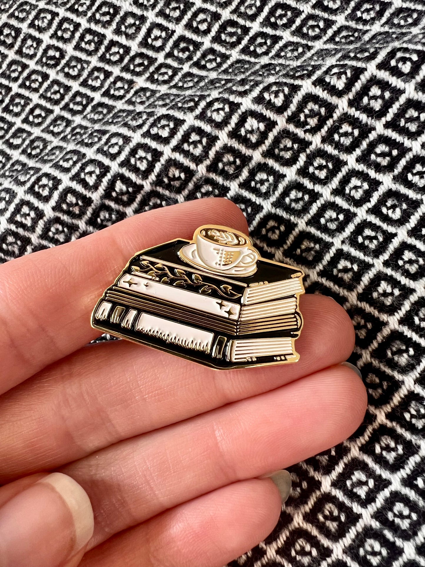 Ex Libris Enamel Pin
