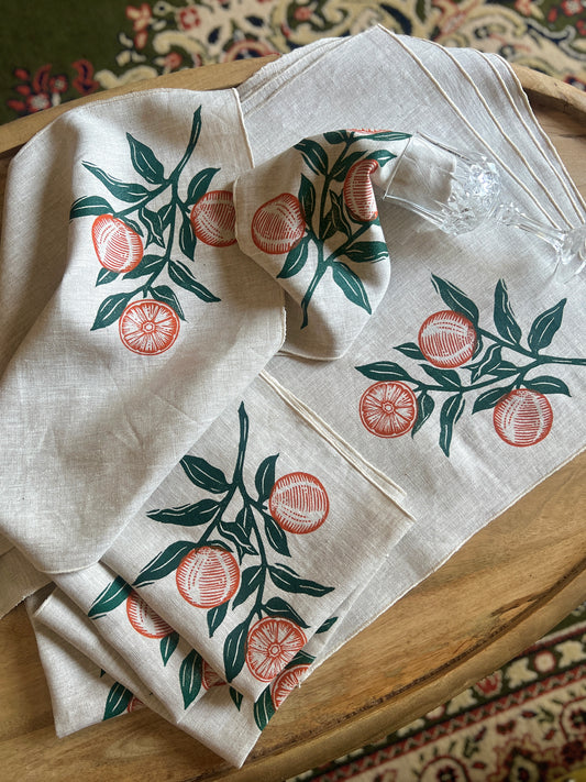 Freshly Picked Linen Napkin Set