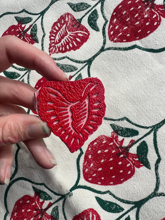 Strawberries Tea Towels & Tapers