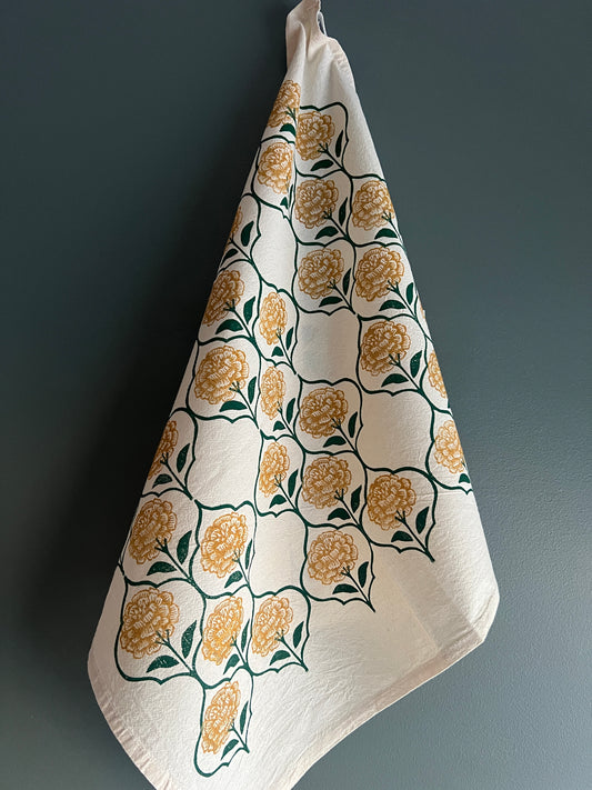 Marigold Tea Towels & Tapers