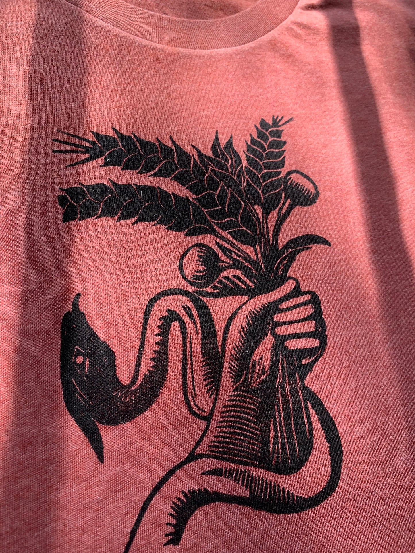 Demeter's Holy Grain - Unisex Linocut Tee