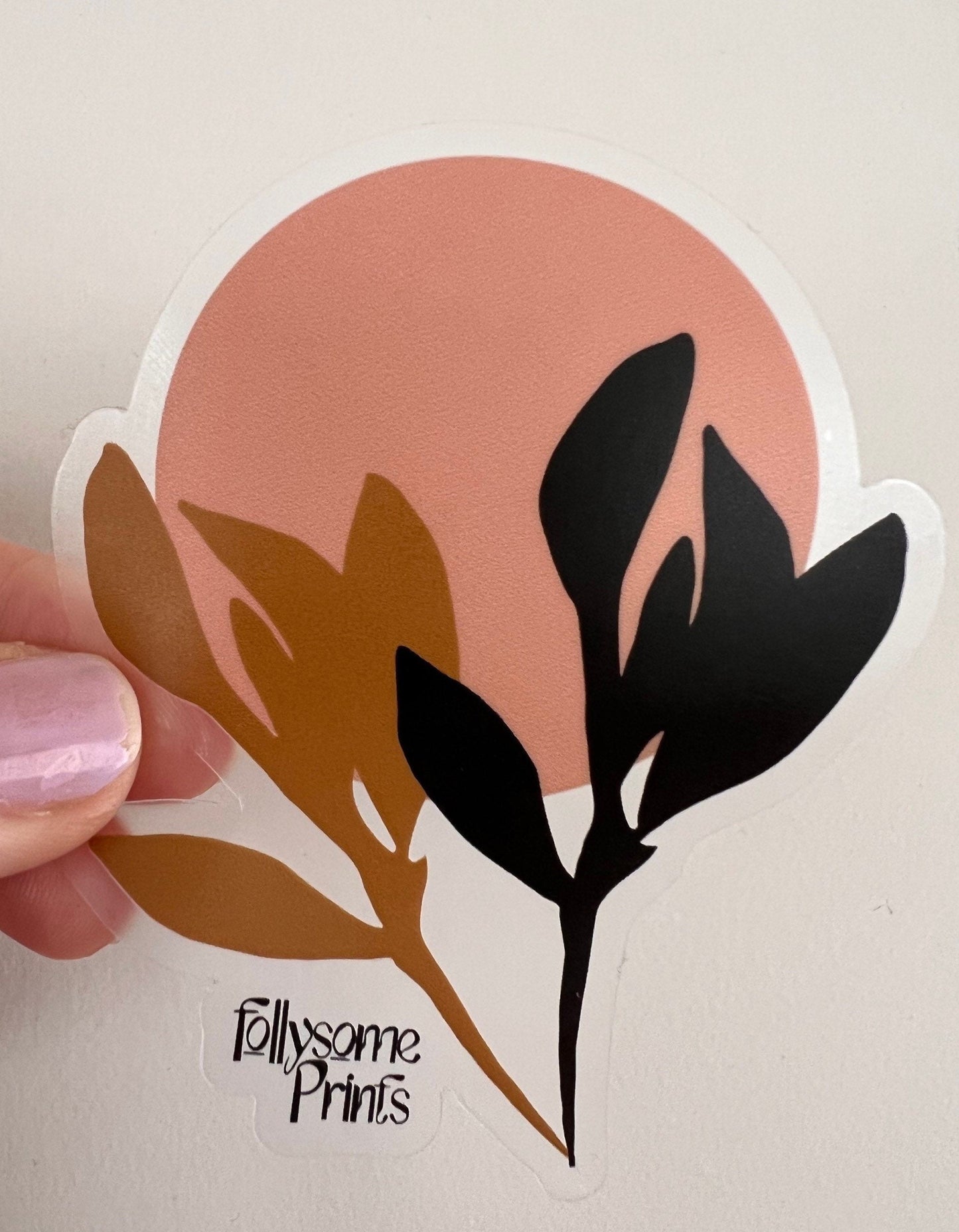 Sprig+Shadow Clear Sticker