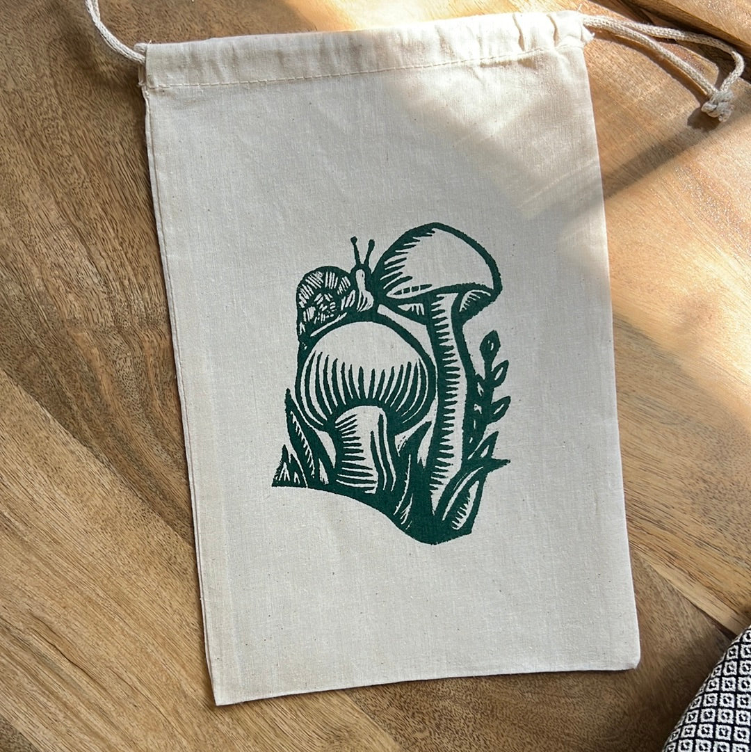 Folksy Hitchhiker Tea Towel