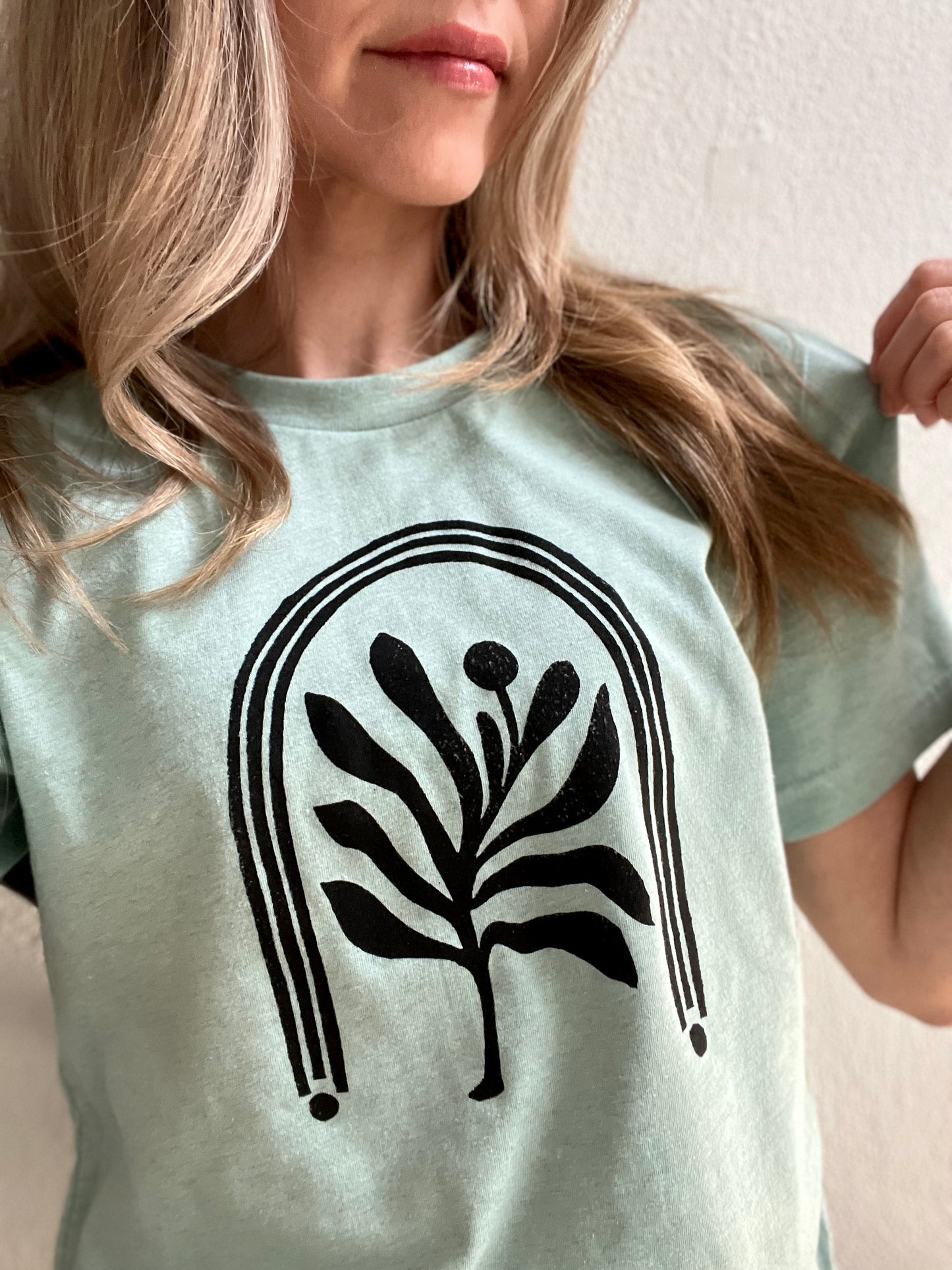 Sacred Growth - Unisex Linocut Tee