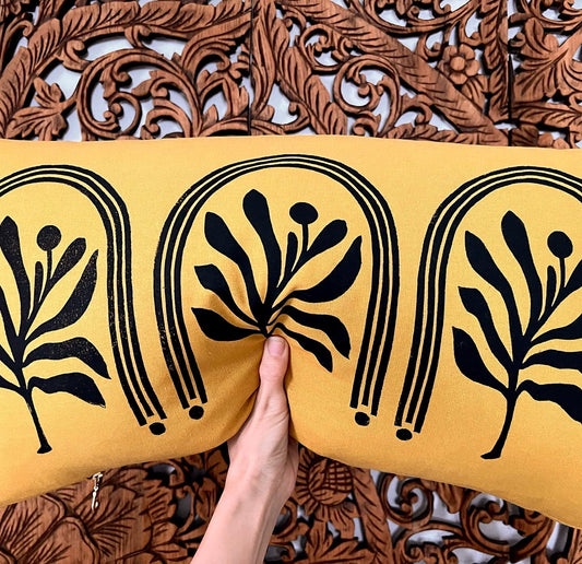 Sacred Growth Linen Pillow