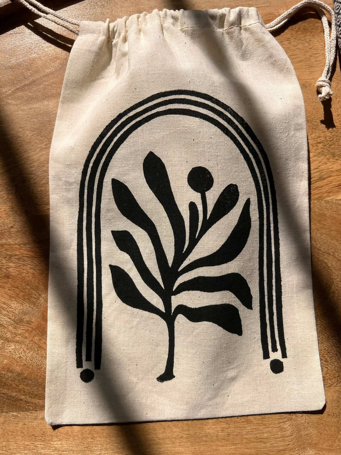 Sacred Growth Muslin Gift Bag