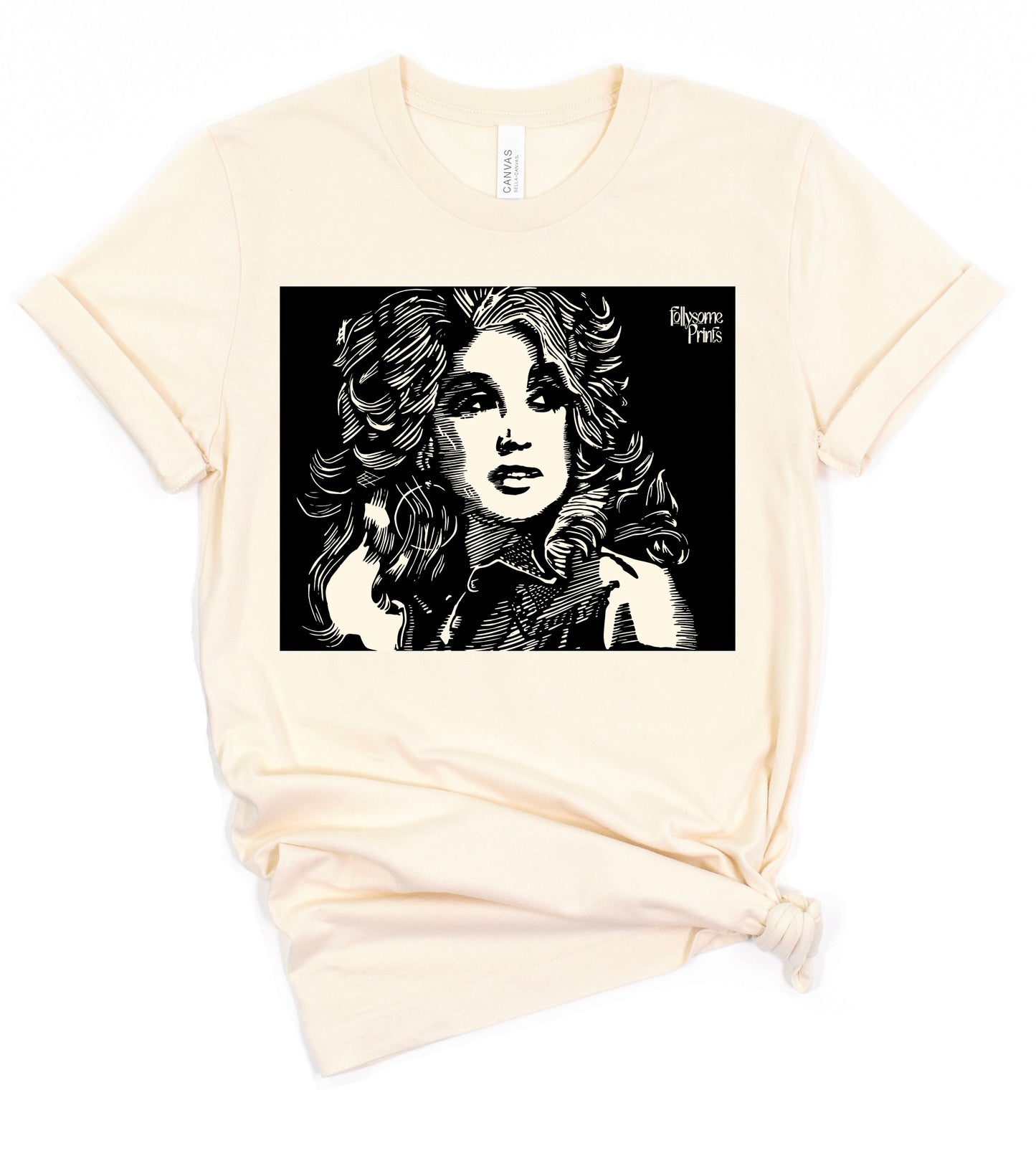 Dolly - Unisex Hand Printed Tee