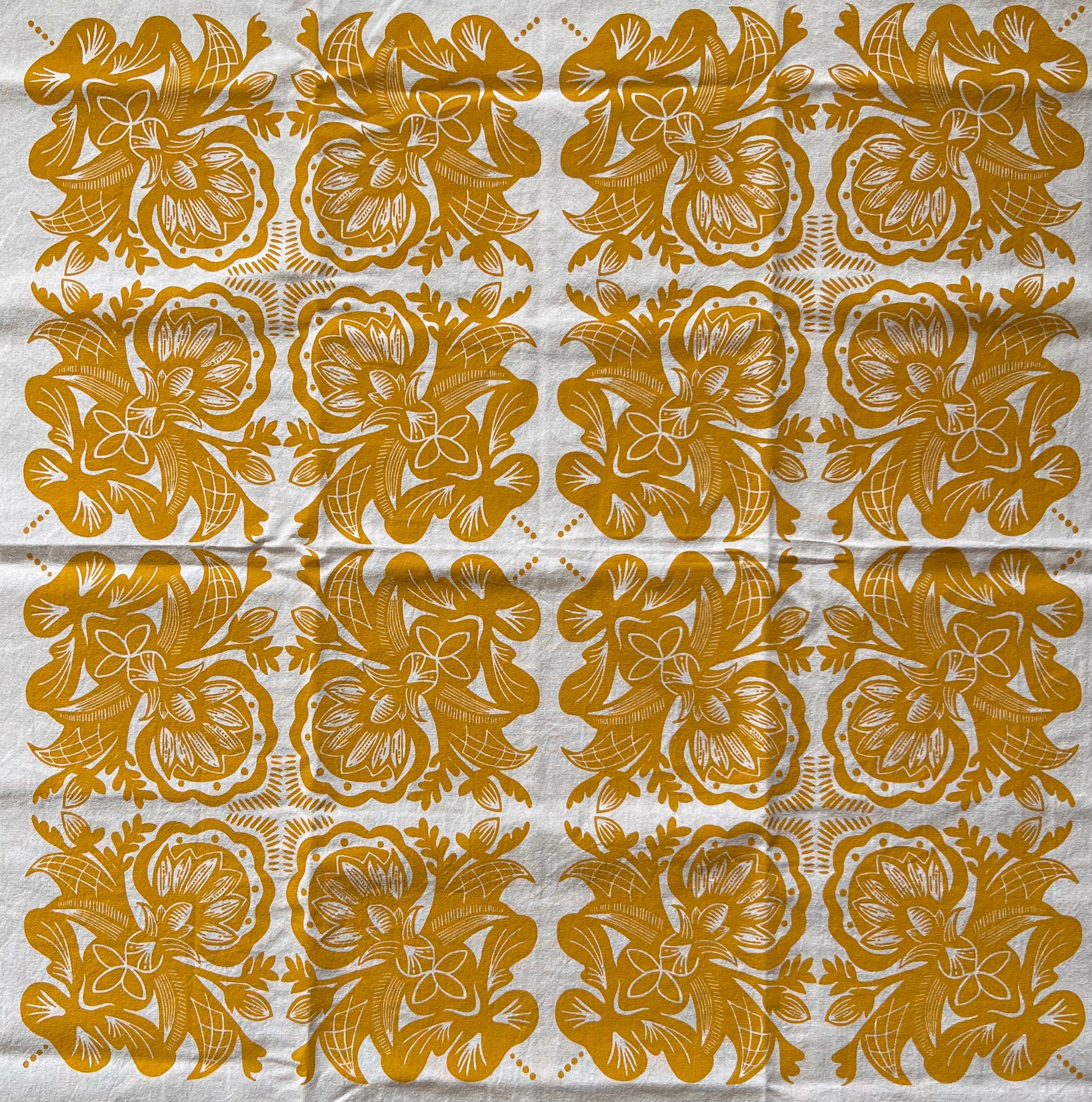 Rosemaling Art Cotton Tea Towel – BEL KAZAN