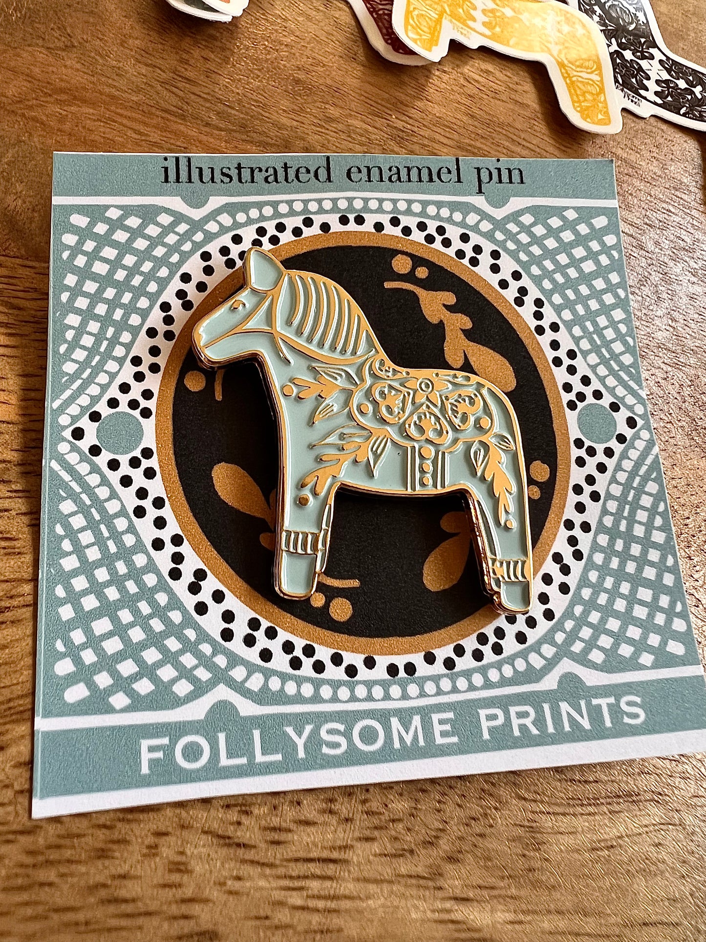 Dala Horse Enamel Pin