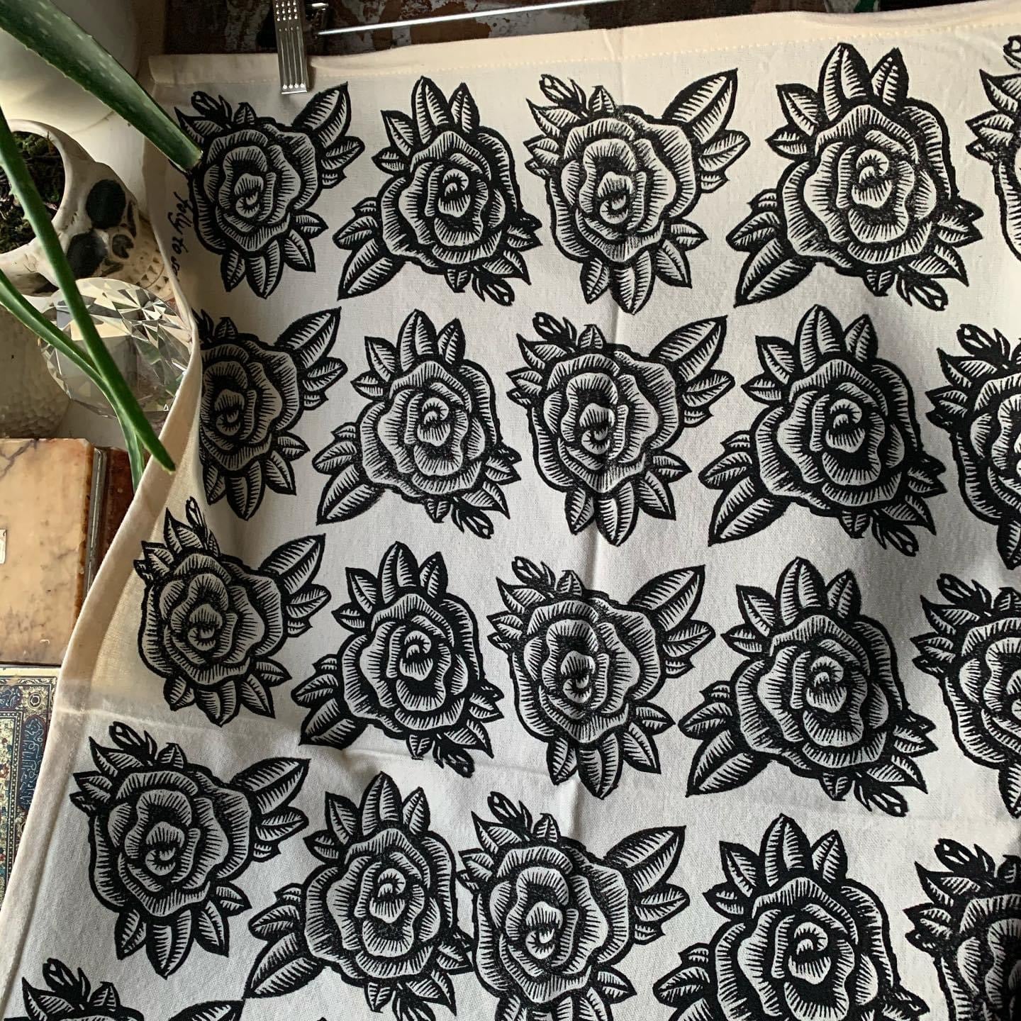 Roses Tea Towel