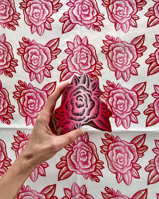 Roses Tea Towel