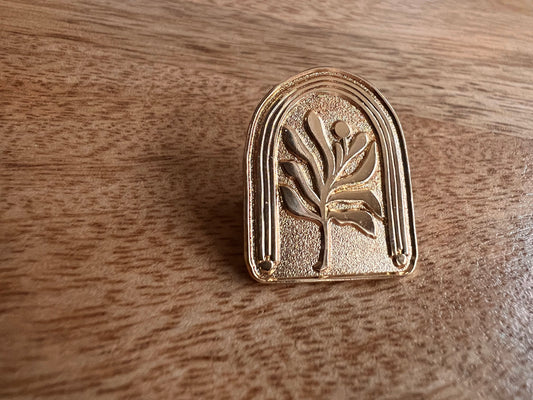 Sacred Growth Die-Struck Pin